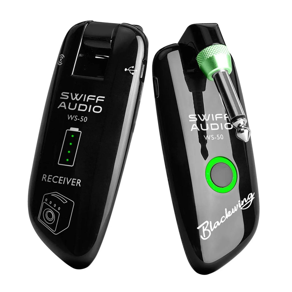 Digital Guitar Wireless System (Transmitter Receiver) 50M Transmission Range Built-in Rechargeable Battery Electric Guitar Bass-WAYBIKER