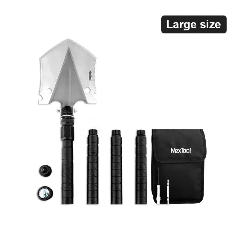 Xiaomi NexTool Outdoor Folding Shovel  Multi-functional Shovel Multitool Camping Hoe Axe Hammer Wood Saw Knife Survival Tool-WAYBIKER
