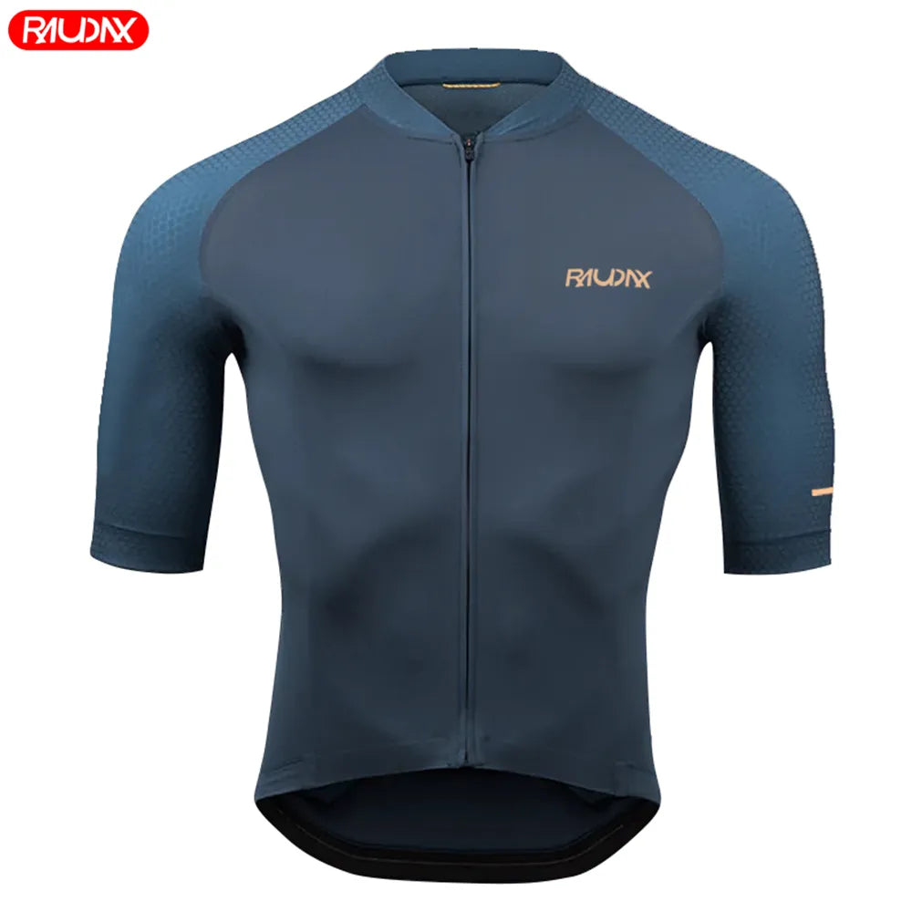 Men Cycling Jersey RAUDAX Top Quality Cycling Racing Bike Shirts Cycling Clothes Maillot Summer MTB Ropa Ciclismo Uniform Kit-WAYBIKER