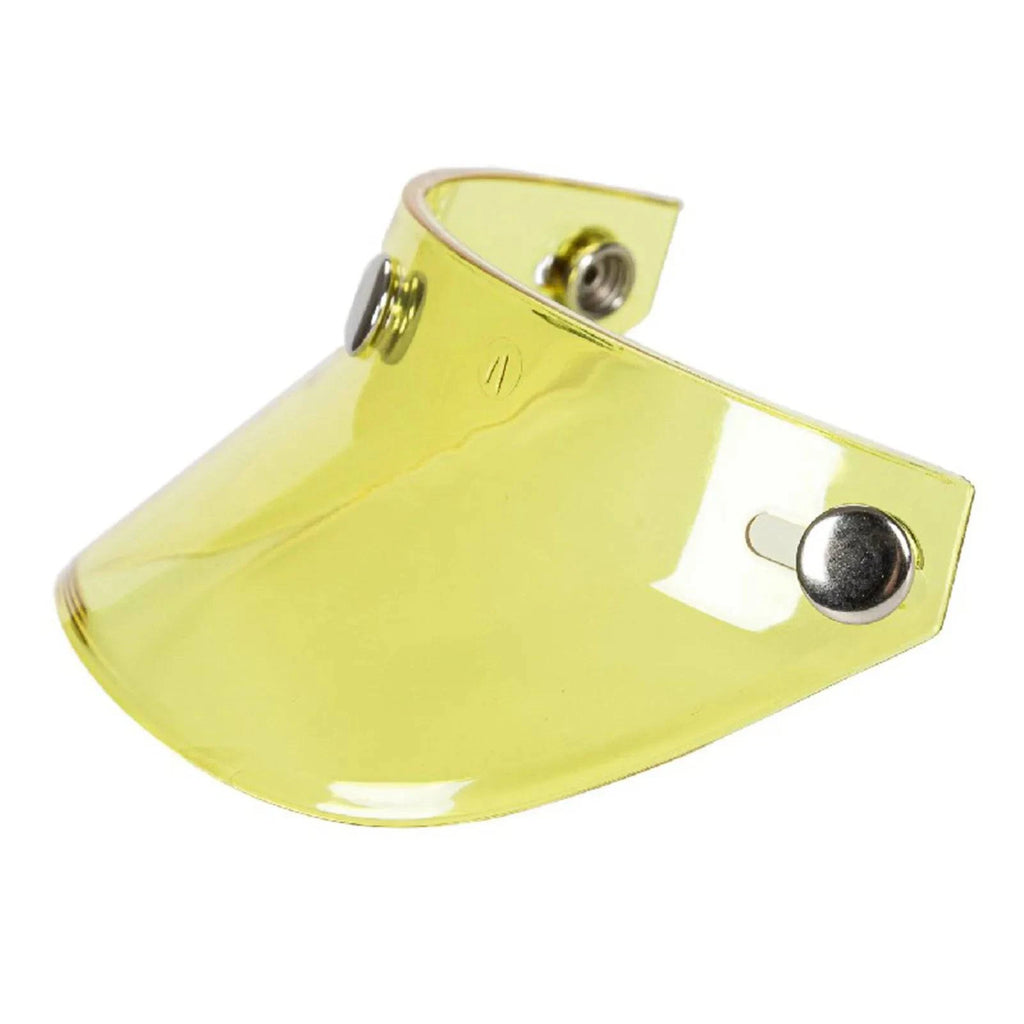 Universal 3 Snap-Button Visor Flip Up Wind Shield for Open Face Motorcycle Helmet Equipment Accessories-WAYBIKER