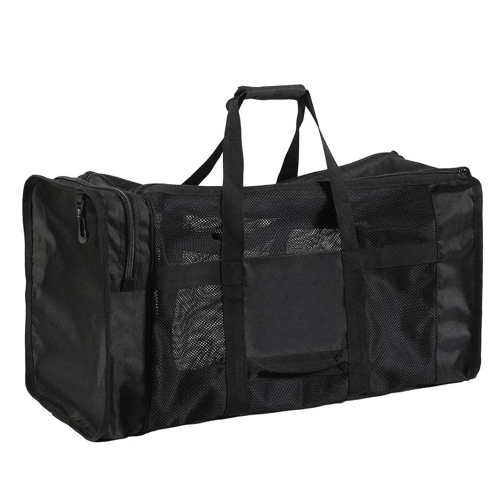 100L Mesh Duffle Gear Bag for Scuba Diving Snorkeling Swimming Beach Duffle Bag for Snorkeling Equipment 29.5" * 13.8" * 15.7"-WAYBIKER