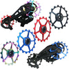 10T 11T 12T 13T 14T 15T 16T 17T MTB Road Bike Rear Derailleur Pulley Roller Ceramic Bearing Guide Jockey Wheel-WAYBIKER