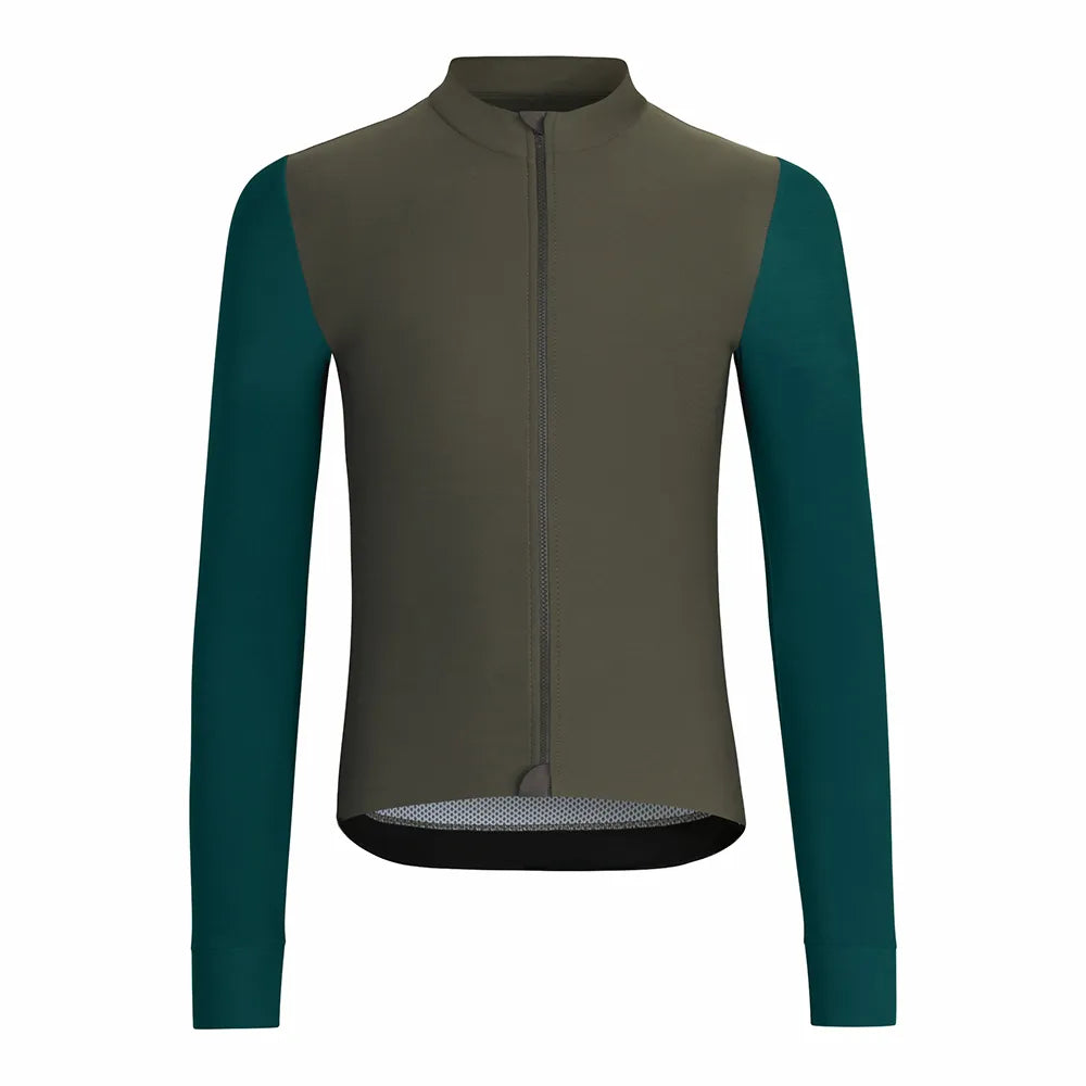 2023 NEW  Autumn Winter Thermal Cycling Jersey Long Sleeve Bike Wear-WAYBIKER