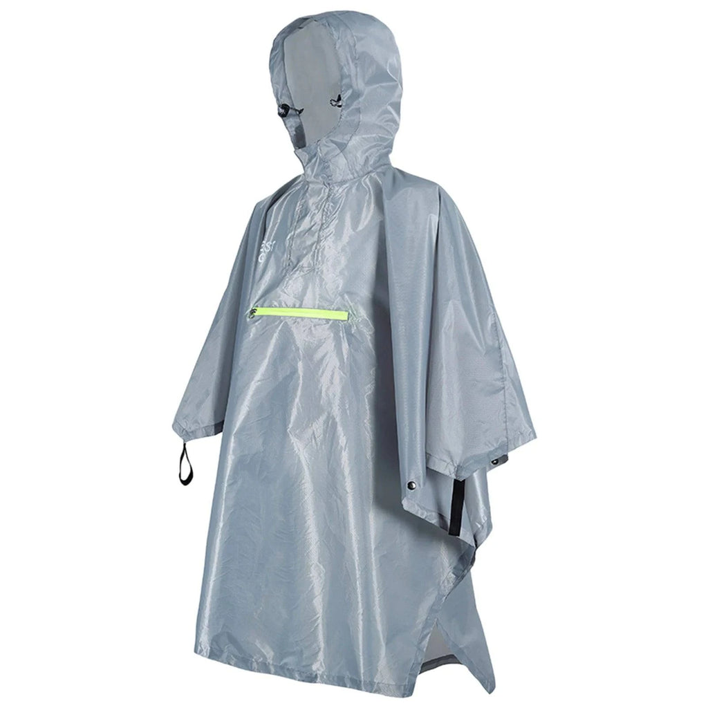 Rain Cape Men Women Raincoat Bicycle Raincoat Rain Coat Rainwear with Reflector Rainproof Poncho with Reflective Strip-WAYBIKER