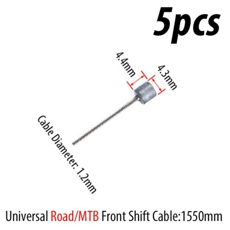 Bike Brake Inner Cable Line 5pc MTB Road Bike Cable Stainless Steel Front Rear Derailleur Shift Wire