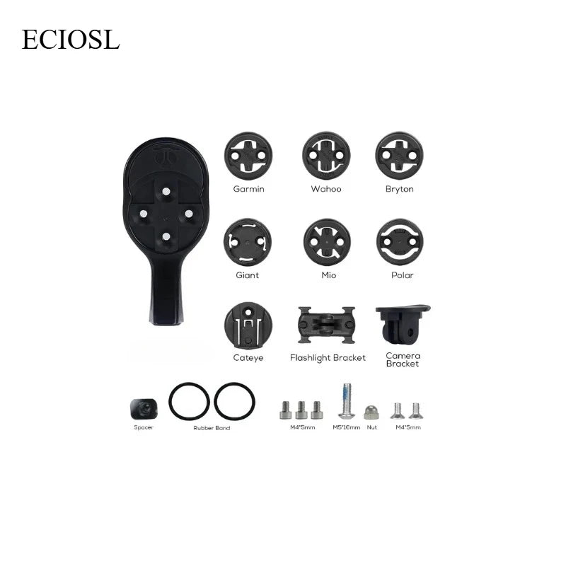 ECIOSL Carbo handlebar carbon stem roval Internal Cable Routing Road Bicycle Handlebar Cockpit Di2 color changing laser