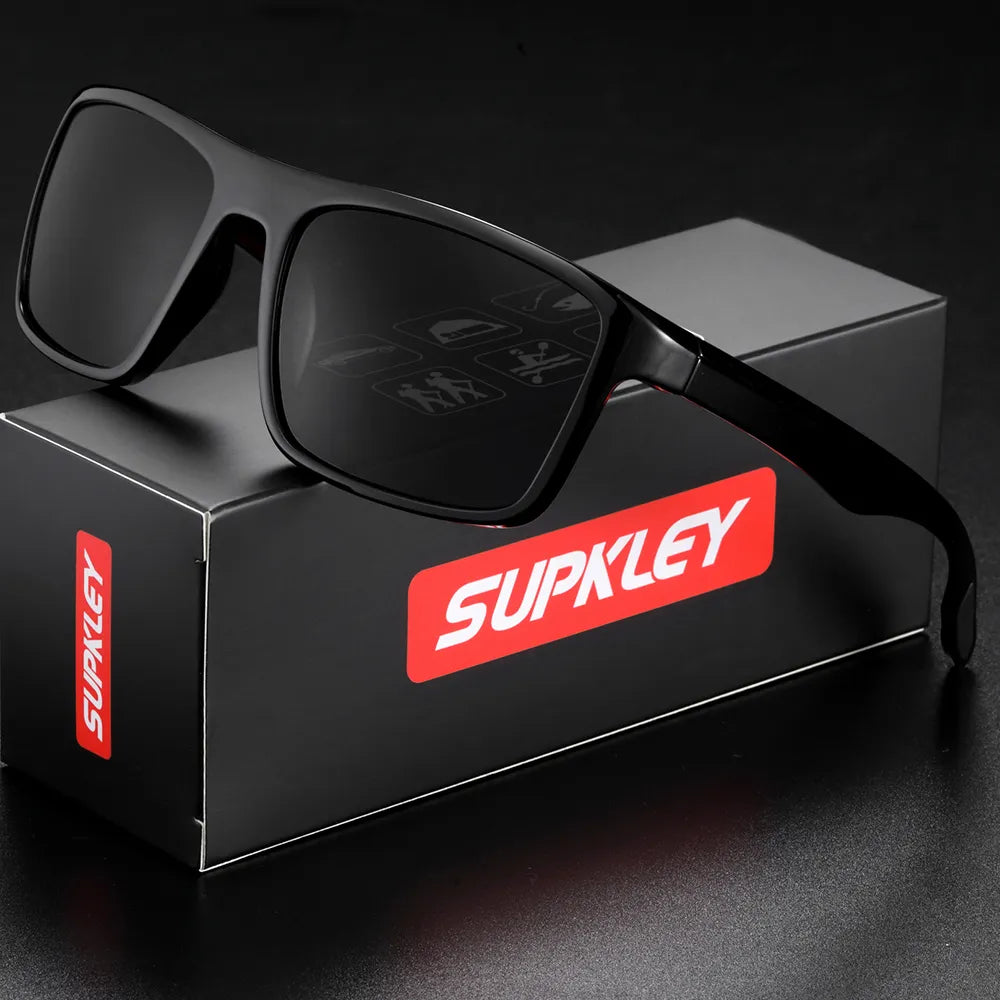 SUPKLEY TR90 Polarized Sunglasses Cycling Shades Outdoor Sports Biking Running Fishing Hunting Comfortable Eyewear Accessory-WAYBIKER