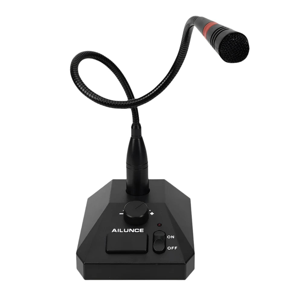 Retevis Aliunce SM01 Desktop Microphone For Walkie Talkie RT622 RT3S HD1 RA685 RT95 Two-Way Radio Handheld Mic 2pin / GP328plus-WAYBIKER