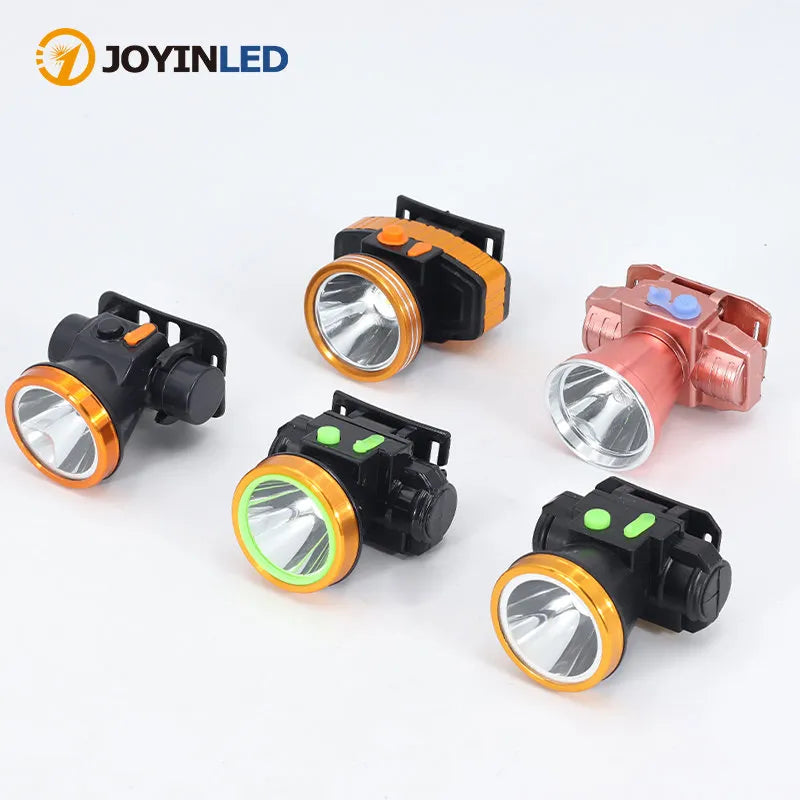 Outdoor Waterproof LED Diving Head Light Head Lamp 100-250V Diving Headlight Head Flashlight Lantern for Swimming Camping-WAYBIKER