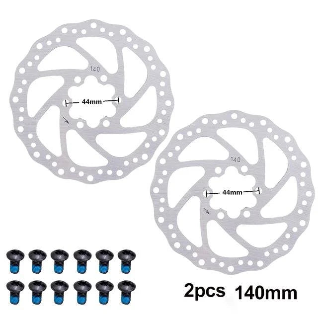 ZTTO Bicycle Brake Rotor 120 140 160 180 203mm 6 in Stainless Steel Hydraulic Brake Rotor MTB Road Bike Disc Brake With T25 Bolt-WAYBIKER