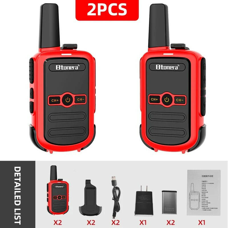 Mini Walkie Talkie Btonera BT-310 Portable Two Way Radio PMR FRS Radio Comunicador Long range Kids Walkie-Talkie for Hotel Busin-WAYBIKER