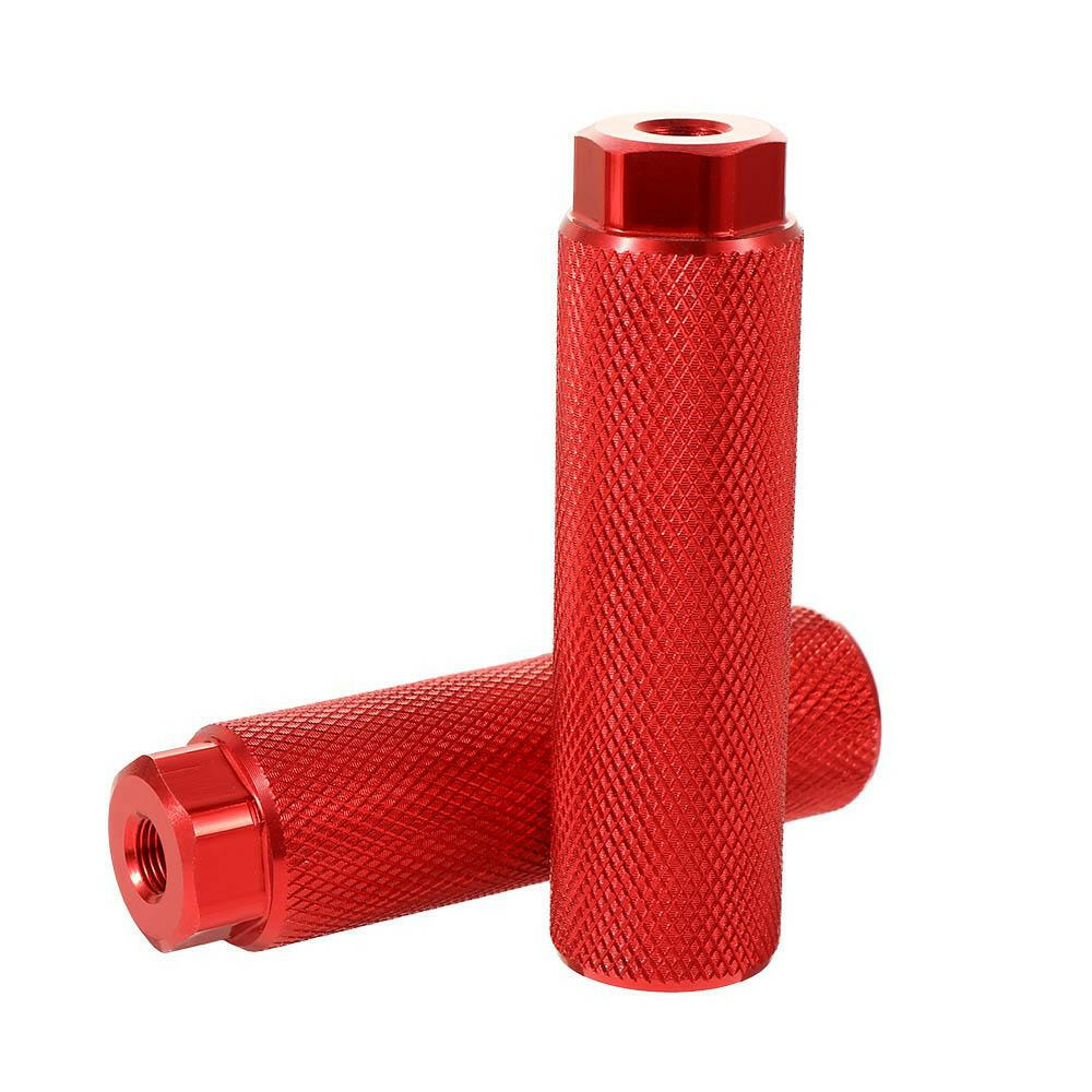 Bike Pegs Aluminum Alloy Anti-Skid Lead Foot Bicycle Pegs BMX Pegs for Mountain Bike Cycling Rear Stunt Pegs Fit 3/8 inch Axles-WAYBIKER