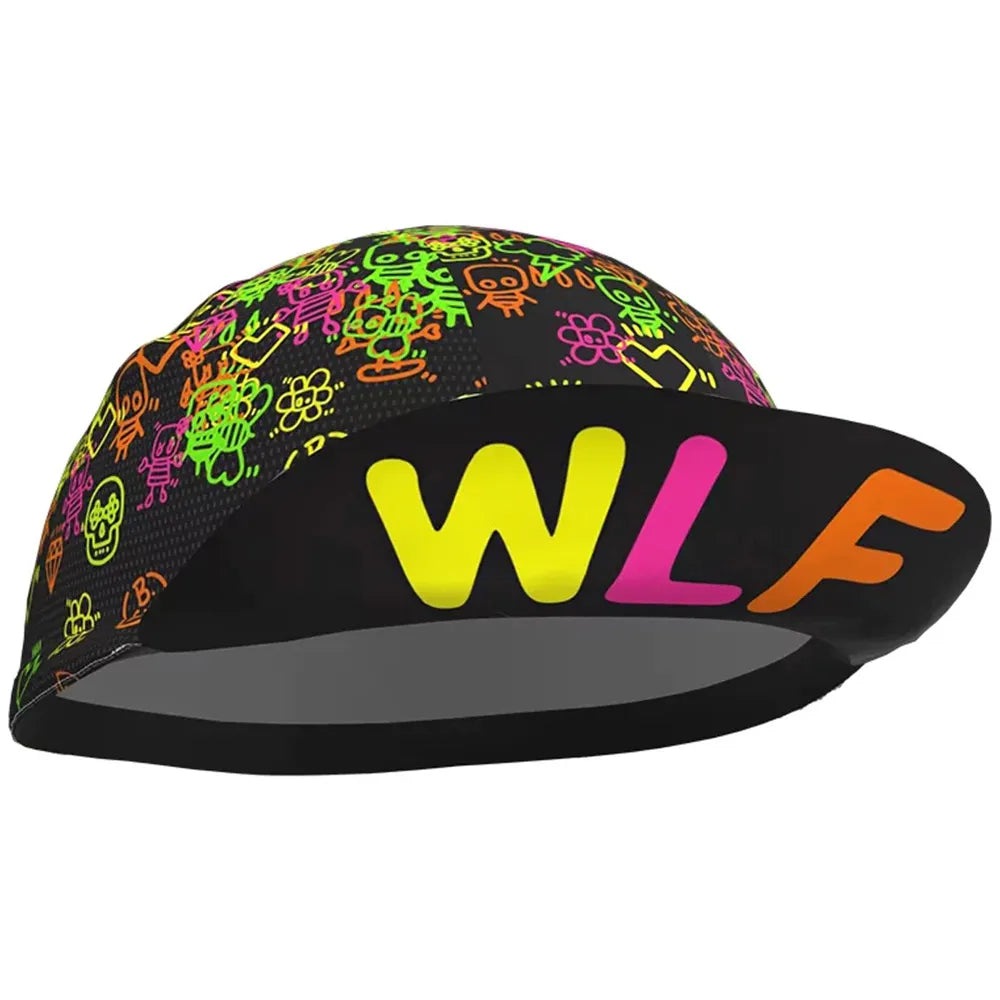 Classical Summer Breathable Cycling Caps Men And Women Funny Multi Styles Quick Dry Sports Hats Red Blue Black White-WAYBIKER