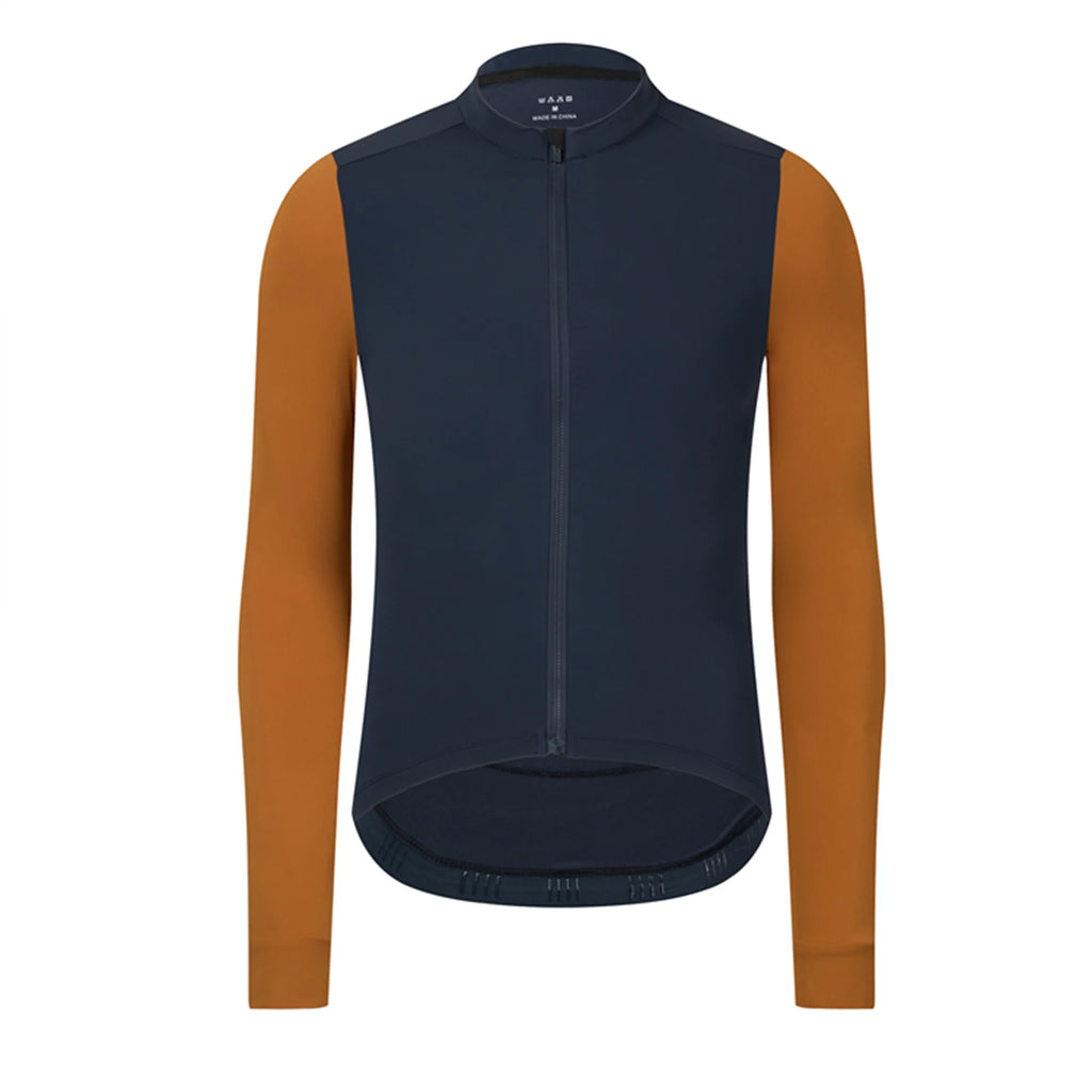 Rsantce 2024 Winter Thermal Fleece Cycling Jersey Top MTB Bike Outdoor Men's Bicycle Clothing Long Sleeve Shirt Uniform