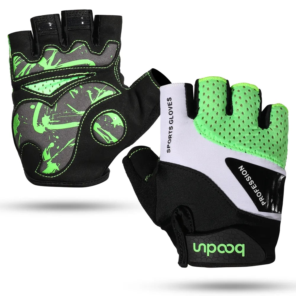 Cycling Half Finger Gloves Men Women Anti-Slip Shock-Absorbing Tactical Mountain Bike Gym Fitness Riding Bicycle Accessories-WAYBIKER