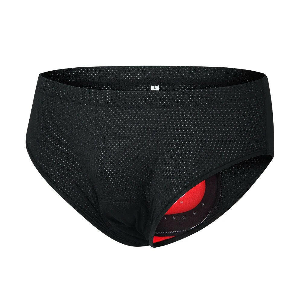 WOSAWE Men Women Under Shorts Padded Cycling Underwear Triangle Breathable Bicycle Underpants Mtb Bike Briefs Chamois Panties-WAYBIKER