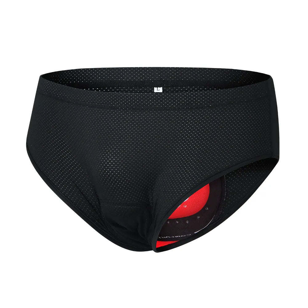 WOSAWE Men Women Under Shorts Padded Cycling Underwear Triangle Breathable Bicycle Underpants Mtb Bike Briefs Chamois Panties-WAYBIKER