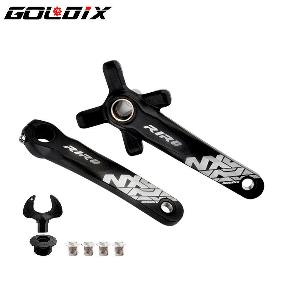 GOLDIX NX Bicycle Crankset 104BCD Wide Narrow 32-42T Chainring 170/175mm Forged Crank Compatible with SHIMANO/SRAM 11-12Speed-WAYBIKER