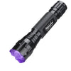 10W High Bright UV LED Flashlight 365nm/395nm Invisible Ink Marker Cat Dog Urine Tinea Ore Money Scorpion Fluorescence Light-WAYBIKER