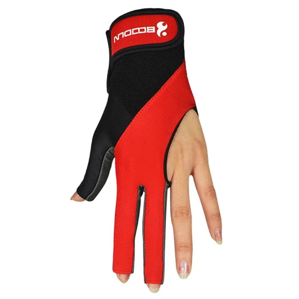 1 PCS Pool Cue Gloves Billiard Three Cut Gloves Left Hands Gloves Billiard Accessories-WAYBIKER