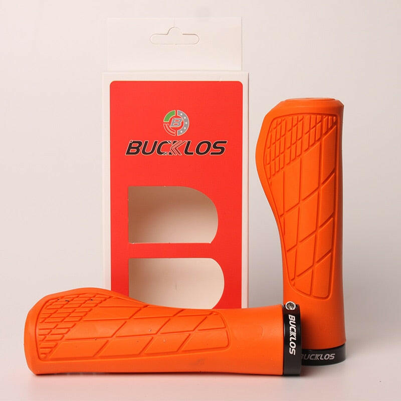 Bicycle Handlebar Grip Ergonomic Mountain Bike Grips Rubber Anti Skid MTB Cuffs Shock Absorbing Bike Handle Cycling Accessories-WAYBIKER