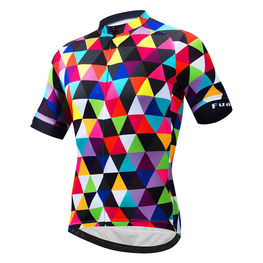 Fualrny New Cycling Jersey Men AERO Bicycle Jersey lightweight Mtb Seamless Process Bike Cycling Clothing Shirt Maillot Ciclismo-WAYBIKER
