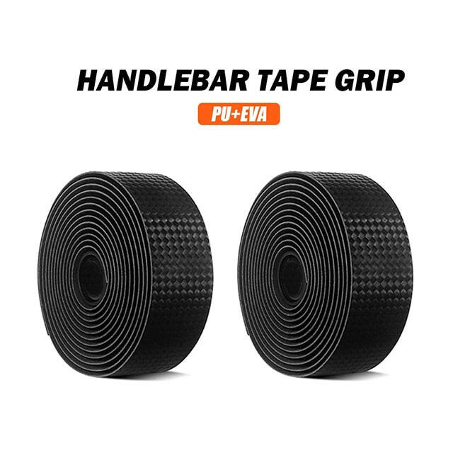 New Road Bike Tape Bicycle Handlebar Tapes Non-slip Breathable Comfortable 3K Carbon Woave PU Leather Tape Bicycle Accessories-WAYBIKER