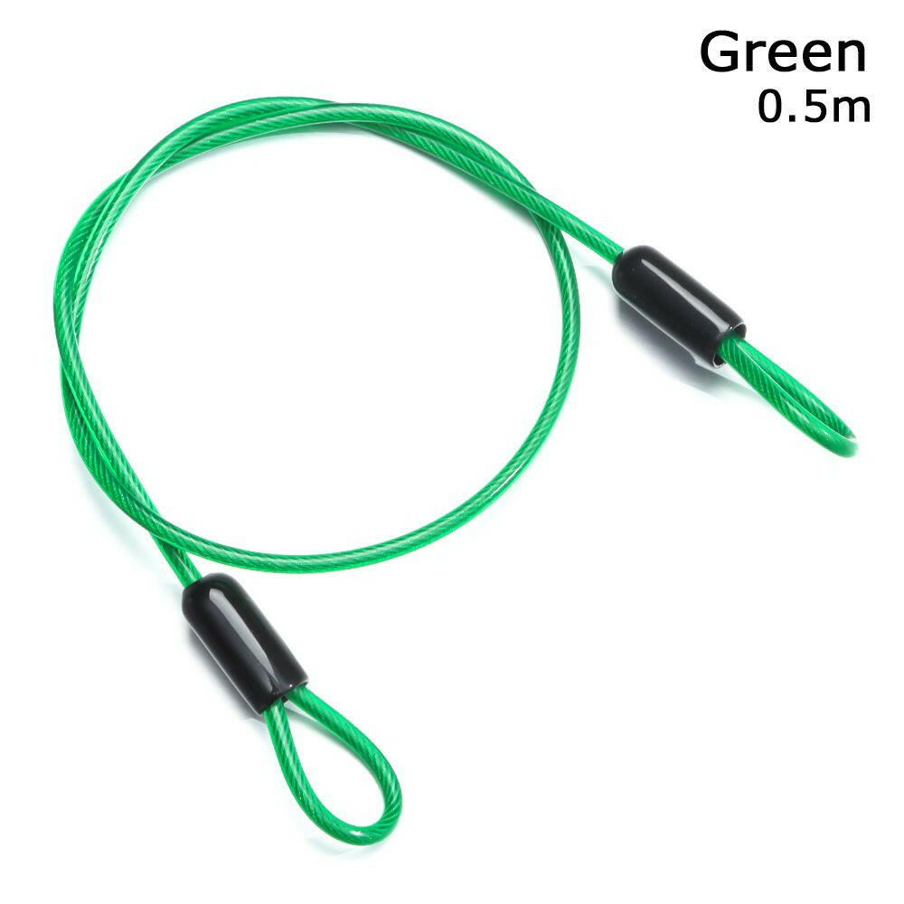 0.5/1/2Meters Bicycle Accessories Bicycle Lock Wire Cycling Strong Steel Cable Lock MTB Road Bike Lock Rope Anti-theft Security