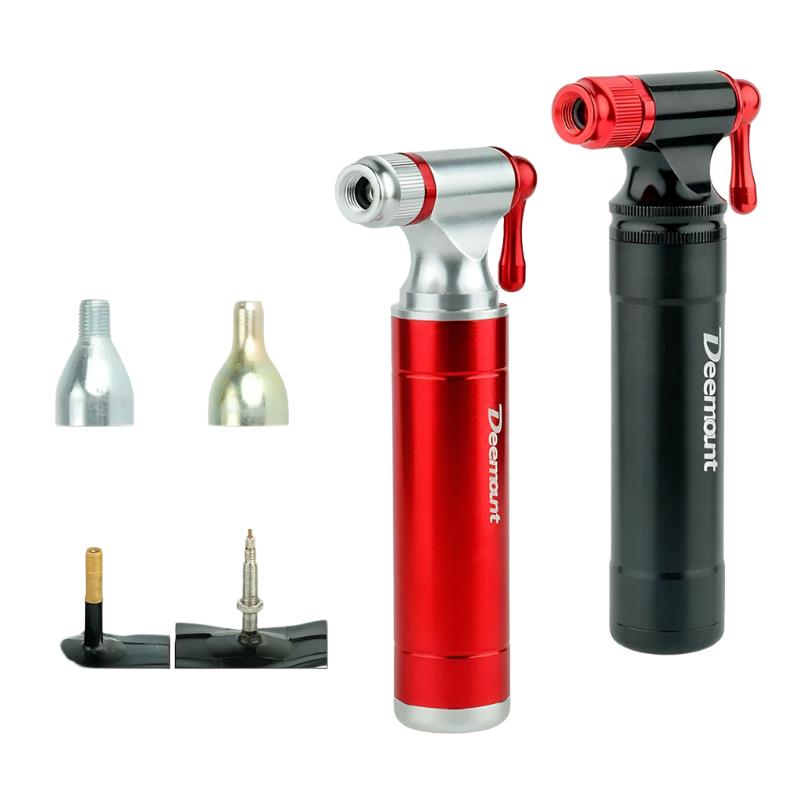 2023NEW Bicycle CO2 Inflator Fits Presta Scrader Valve Road MTB Tire Quick Pumping Threaded 16/12/8G Unthreaded 16G Cartridge-WAYBIKER