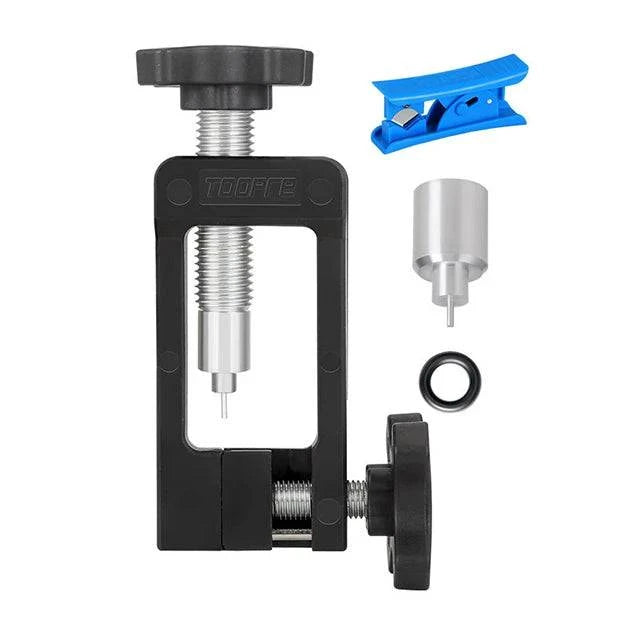 TOOPRE Bike Hydraulic Disc Brake Oil Needle Tool Driver Hose Cutter Cable Pliers Olive Connector Insert BH59 BH90 Install Press-WAYBIKER