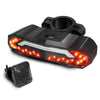 5in1 Bike Taillight with Turn Signals Anti-Theft Alarm LED Rear Light Waterproof with 6Models RC for MTB Road Bike Night Cycling-WAYBIKER