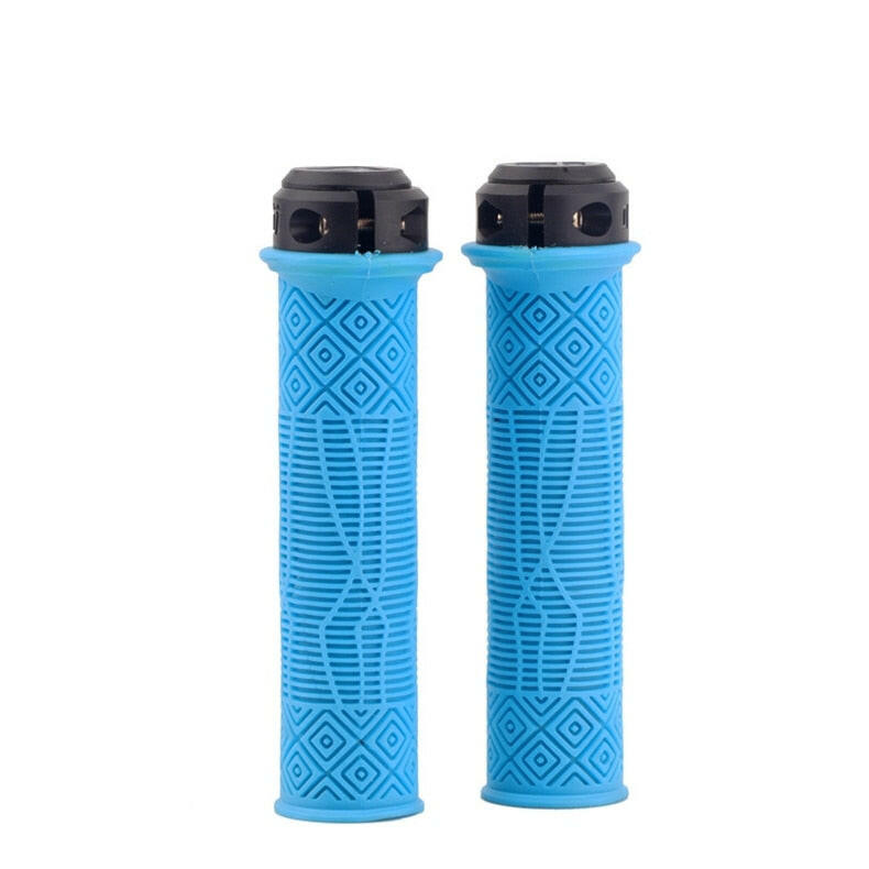 ODI MTB Bicycle Grip Lock 22.2mm Rubber Handlebar Grips Soft Antislip End Fit Fold BMX XC Balance Bicycle grip Bike Accessories-WAYBIKER