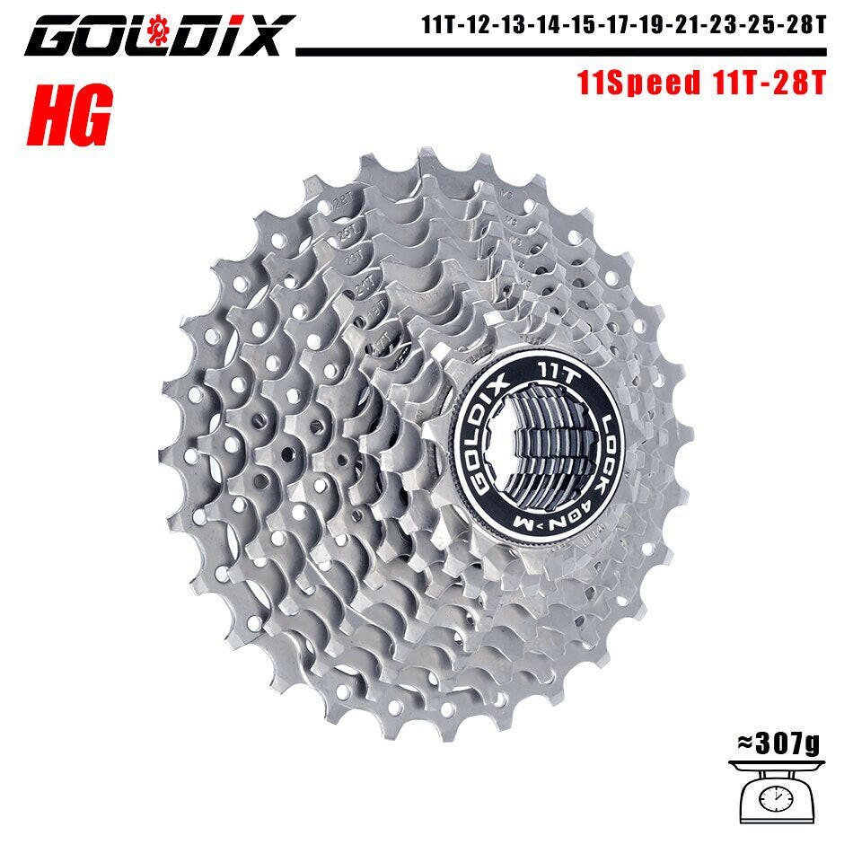 GOLDIX MTB/Road bike Cassette 11-25/28/32/34/36T bicycle freewheel 8/9/10/11/12 speed sprocket flywheel for Shimano SRAM-WAYBIKER