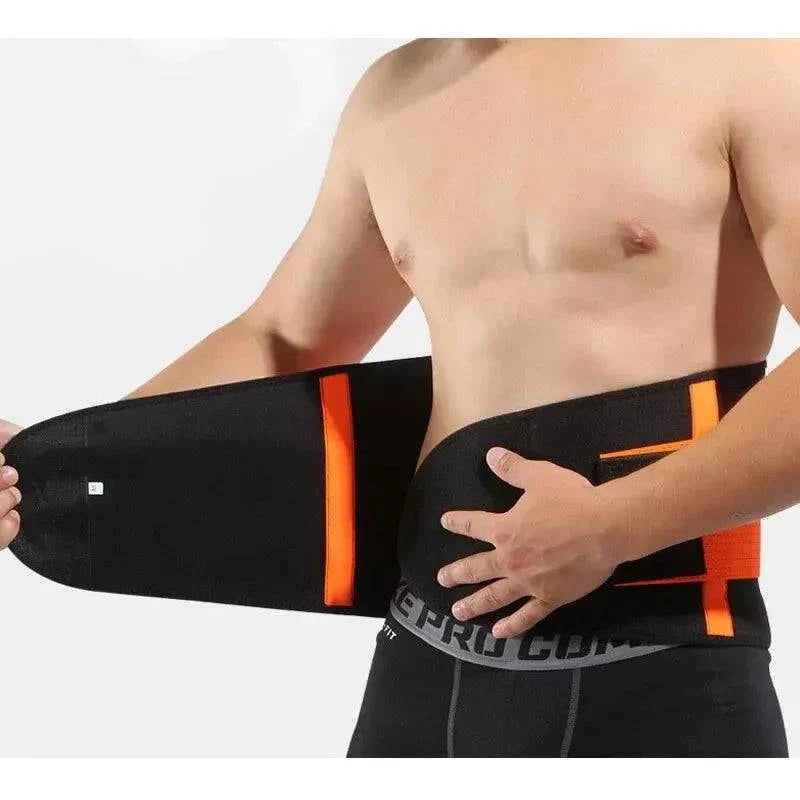 Waist Support Belt Back Waist Trainer Trimmer Belt Gym Waist Protector Weight Lifting Sports Body Shaper Corset Faja Sweat-WAYBIKER