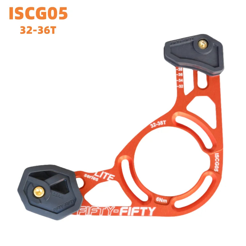 FIFTY-FIFTY DH Racing 1X Series Bike Chain Guide MTB Bicycle Guide Chain ISCG05 Chain ring 28-34T/30-36T/32-36T/32-38T