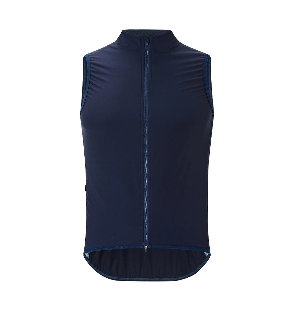 HISERWA Cycling Vest Windproof Sleeveless Bicycle Gilet Lightweight Outdoor Breathable Windwater MTB Road Vest Cycling Clothing