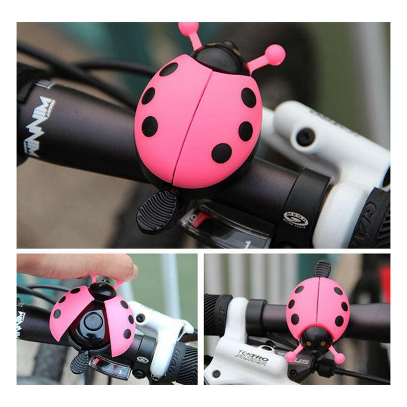 Bicycle Bell Cartoon Beetle Ladybug Cycling Bell for Lovely Kids Bike Ride Horn Alarm Bicycle Accessories