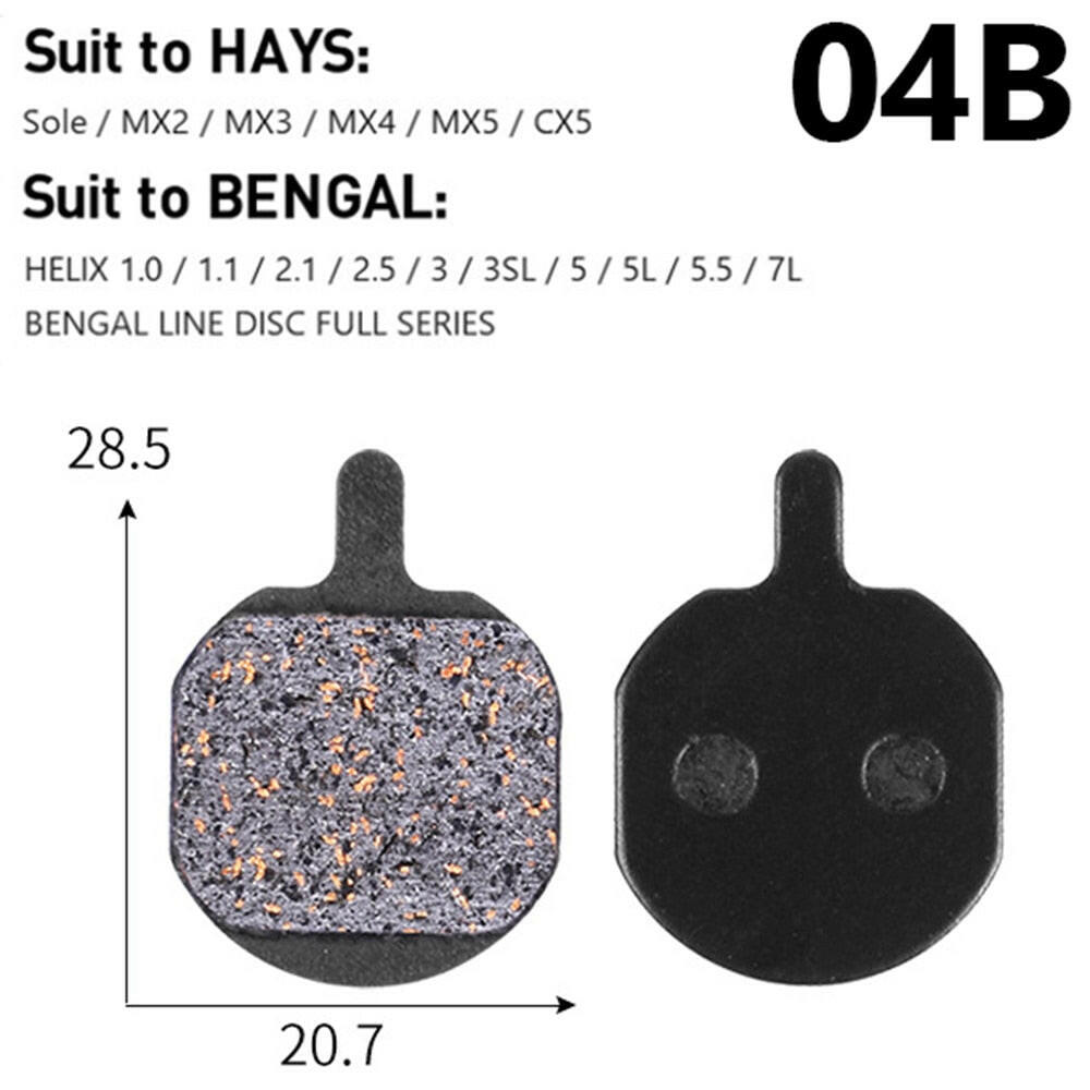 1 Pair/2pcs MTB DISC Brake Pads for Shimano XT DEORE MT200 315 For Magura/TEKTRO/AVID/MEGURA/HAYS Resin/Metal Disc Brake Pads-WAYBIKER
