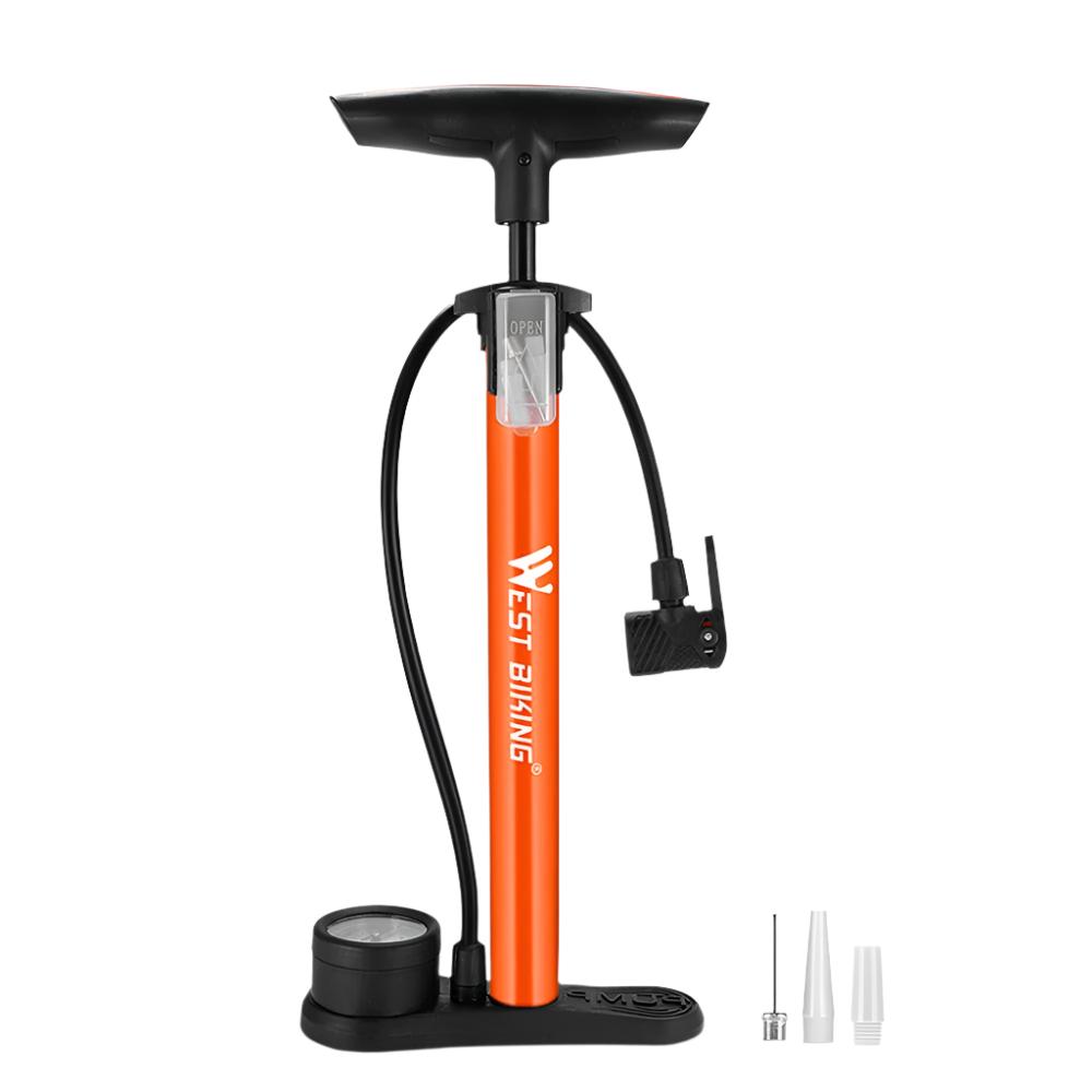 WEST BIKING 160PSI Bicycle Tire Pump Inflator Household Manual Inflator Bicycle Electric Motorcycle Tire Ball Inflator Pump-WAYBIKER