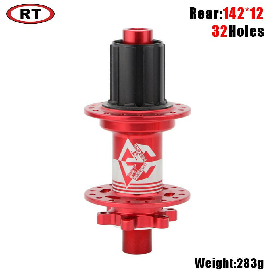 RT Mountain Bike Hub 32 Hole 5 Bearing Hub Rear 10*135mm QR100*15 12*142mm 8/9/10/11 Speed Quick Release Disc Brake MTB Hub-WAYBIKER