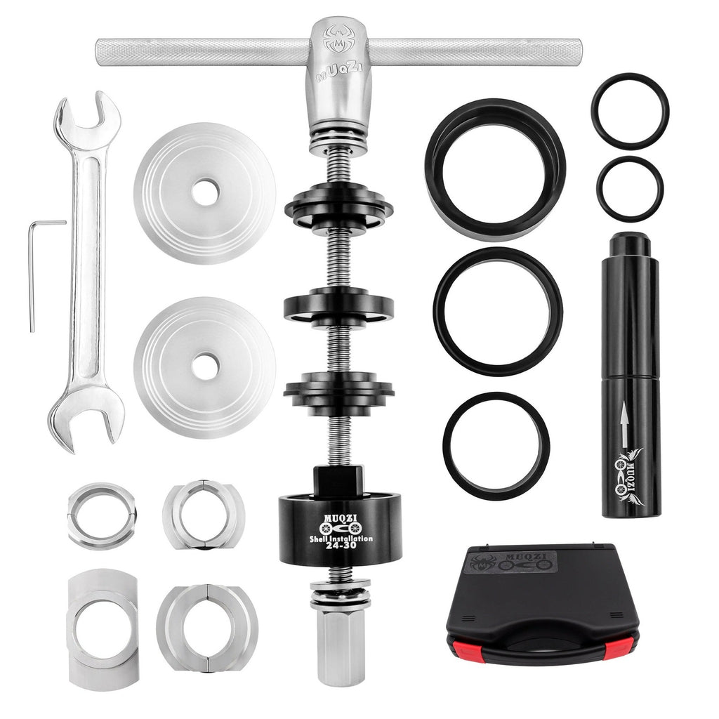 MUQZI Bike Bottom Bracket And Bearing Install Removal Tool For BB86 BB30 BB92 PF30 And Bike Headset Press Tool MTB Repair Kit-WAYBIKER