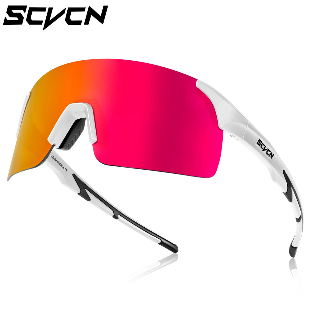 SCVCN Outdoor Anti Fog Photochromic Sunglasses Men Road Anti-fog Cycling Glasses Bicycle Women Bike MTB UV400 Sports Eyewear