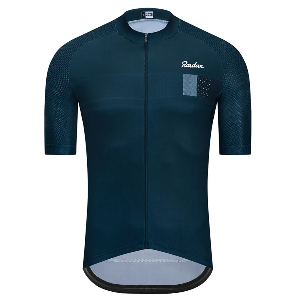 Unisex Cycling Jersey RAUDAX Breathable Cycling Racing Bike Shirts Cycling Clothes Maillot Summer MTB Ropa Ciclismo Uniform Kit-WAYBIKER