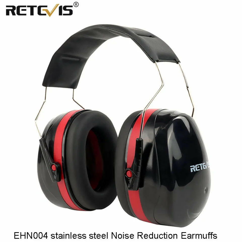 Retevis Noise Reduction Earmuffs Hearing Protection Headset For Airsoft Game Factory Headband/Foldable/Neck banded Anti-noise-WAYBIKER