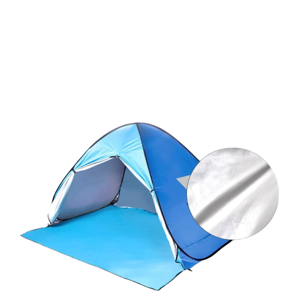 Automatic Camping Tent Ship From RU Beach Tent 2 Persons Tent Instant Pop Up Open Anti UV Awning Tents Outdoor Sunshelter-WAYBIKER