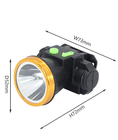 Outdoor Waterproof LED Diving Head Light Head Lamp 100-250V Diving Headlight Head Flashlight Lantern for Swimming Camping-WAYBIKER