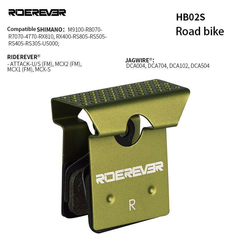 RIDEREVER MTB Bicycle Brake Pads Metal Road Bike Dustproof Heat Dissipation Cooling Brake Pad for SHIMANO XTR DEORE XT ULTEGRA-WAYBIKER