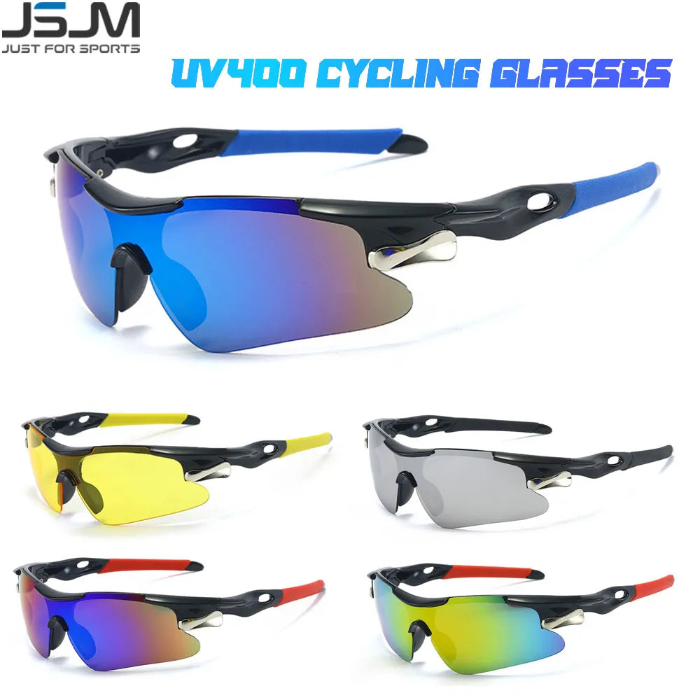 JSJM Outdoor Men Cycling Sunglasses Road Bicycle Mountain Riding Protection Sports Glasses Goggles Eyewear MTB Bike Sun Glasses-WAYBIKER