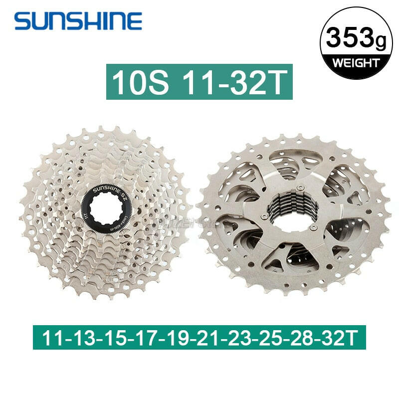 Sunshine HG Road Bike Cassette 8 9 10 11 12 Speed 11-23T/25T/28T/30T/32T/34T Bike Flywheel Sprocket for SHIMANO-WAYBIKER