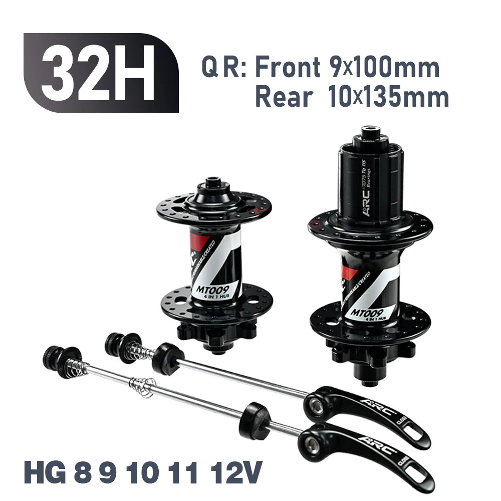 ARC 6 Pawls Hub MT009 MTB Hub Front 9x100 Rear 10x135mm 6 Bolt Disc Brake Bike Bicycle Hub HG Micro Spline Sram XD 8 9 10 11 12v